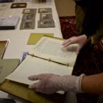 Looking through AG Bell's personal items