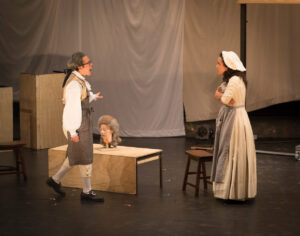 Omar Gouda & Paige Peterkin in Waxworks. Photo by David Dashiell